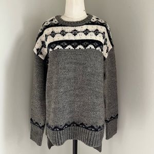 BNWT Ann Taylor Loft Fair Isle wool blend sweater